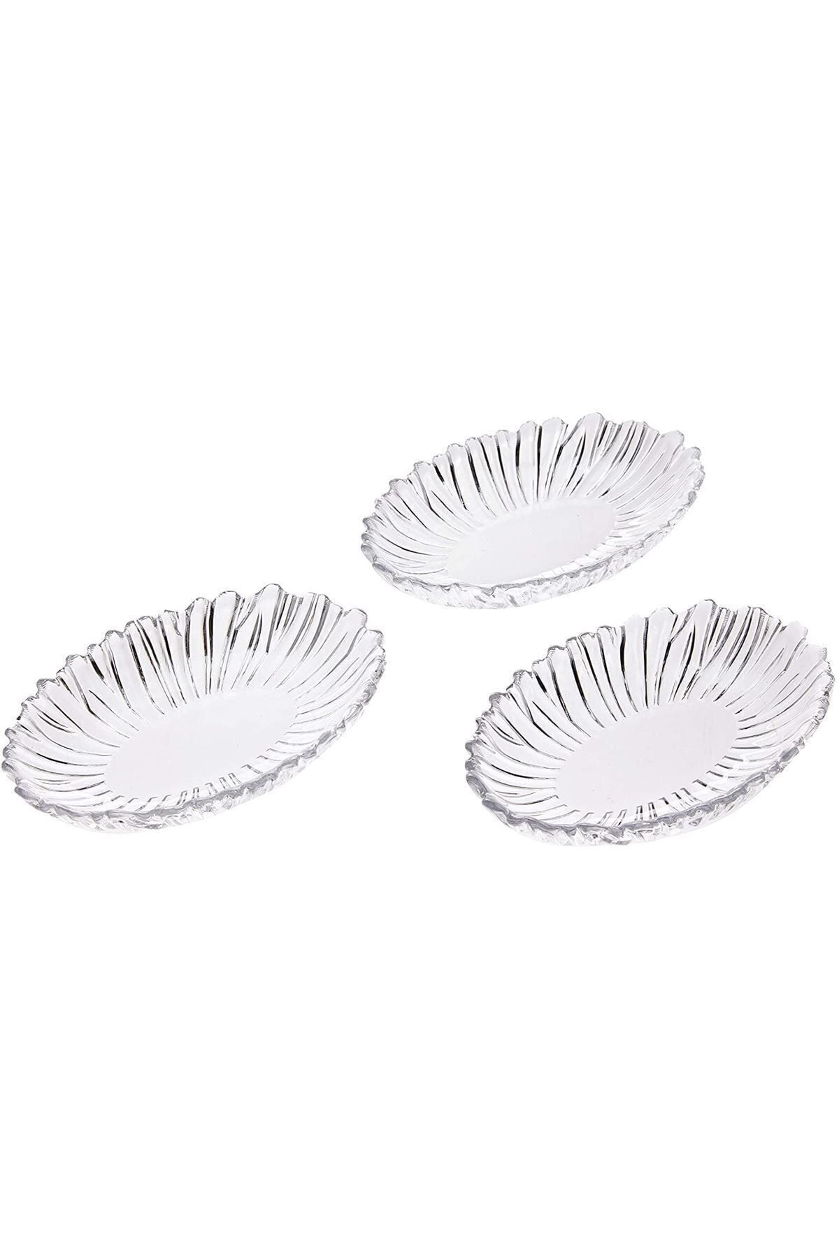 Aurora 3 Lü Küçük Oval Tabak 15x10cm - Görsel 3